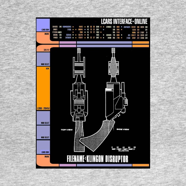 Computer Readout Showing Disruptor Weapon by Starbase79